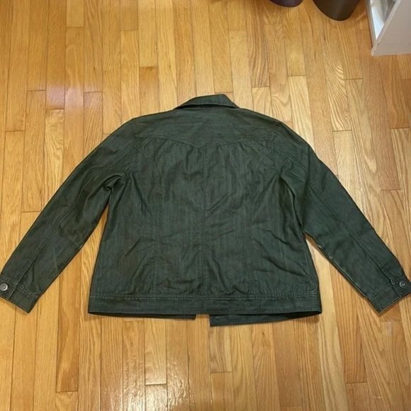 Northern Reflections Green Denim Jacket - Size: XL - Picture 2 of 4